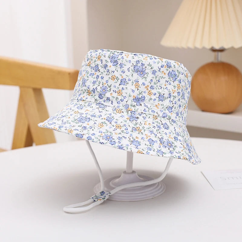 New Panama Summer Baby Sun Hat for Girls and Boys Beach Sun Cap Cartoon Autumn Kids Fisherman's Cap Outdoor Baby Bucket Hat