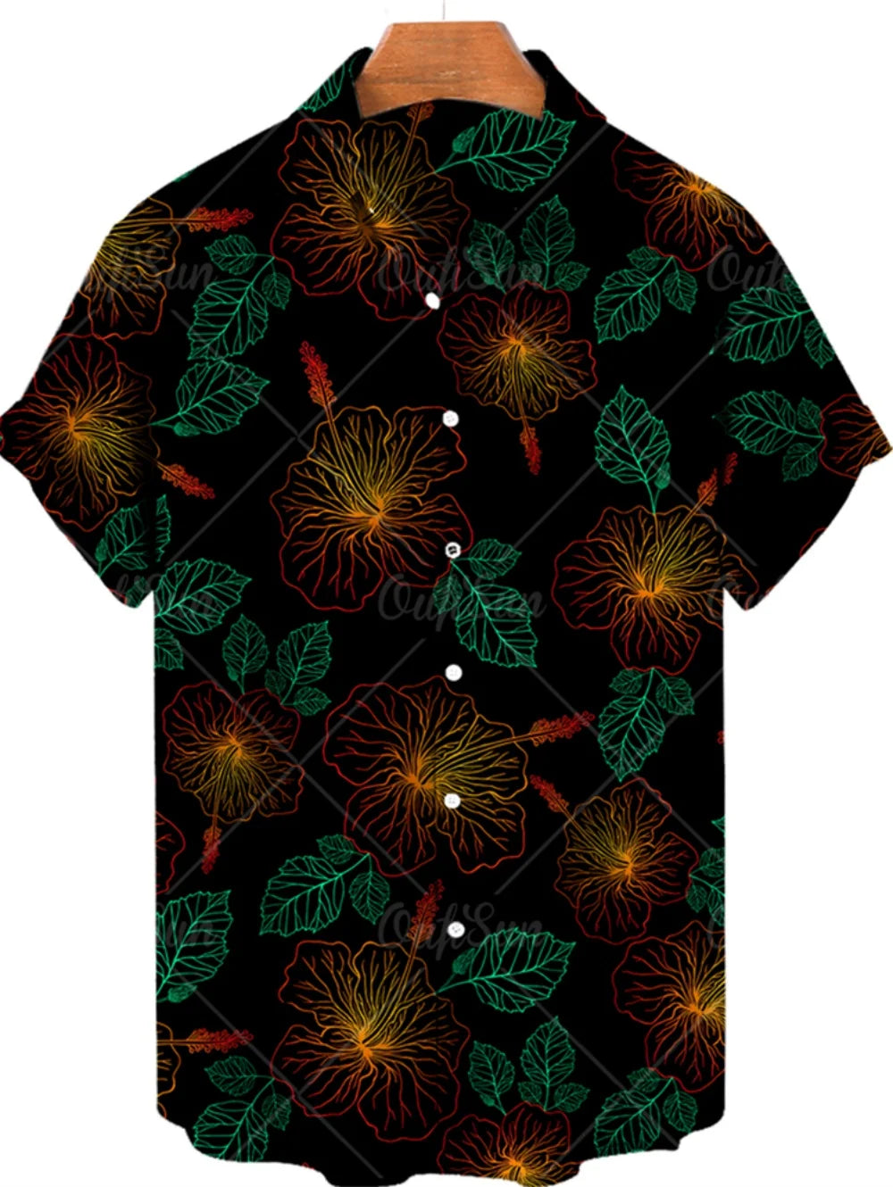 Hawaiian New Kids' Shirt Fashion Pattern 3D Print Shirt Summer Holiday Casual Harajuku t-Shirt Outdoors Simple Boys Girls Shirts