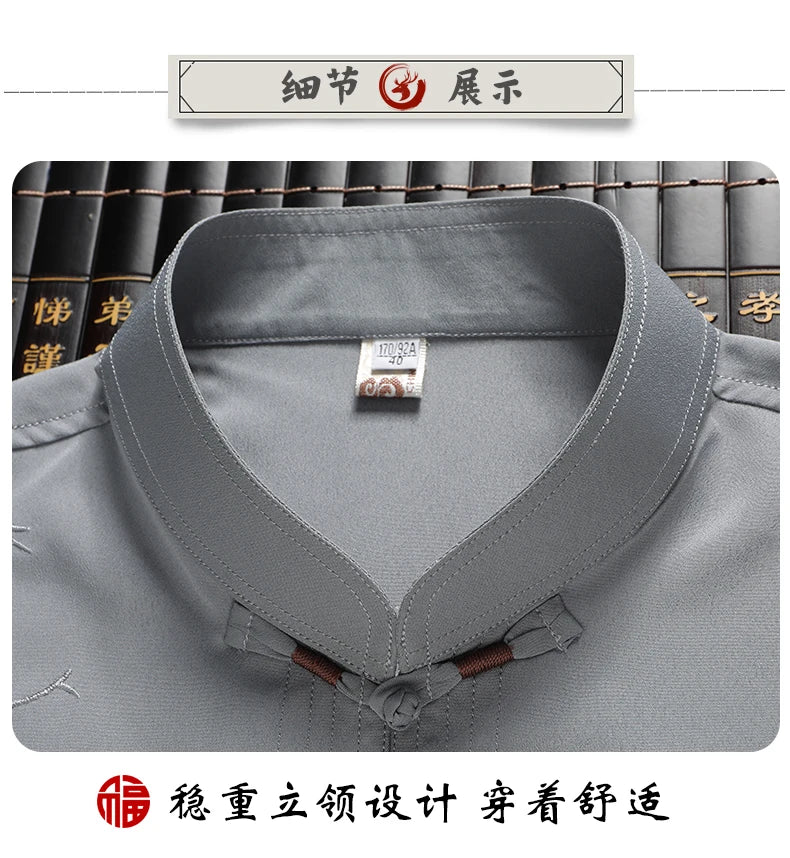 Men's sets (Shirt + trousers) 2026 summer new style men fashion shirt short sleeve shirt High quality shirts male Two Piece