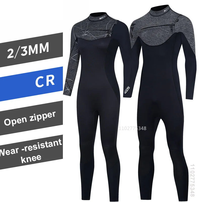 Men Women Neoprene Wetsuits 3/2MM Surf Suit Snorkel Swimwear Winter High Elasticity Rash Guards Spearfishing Scuba Diving