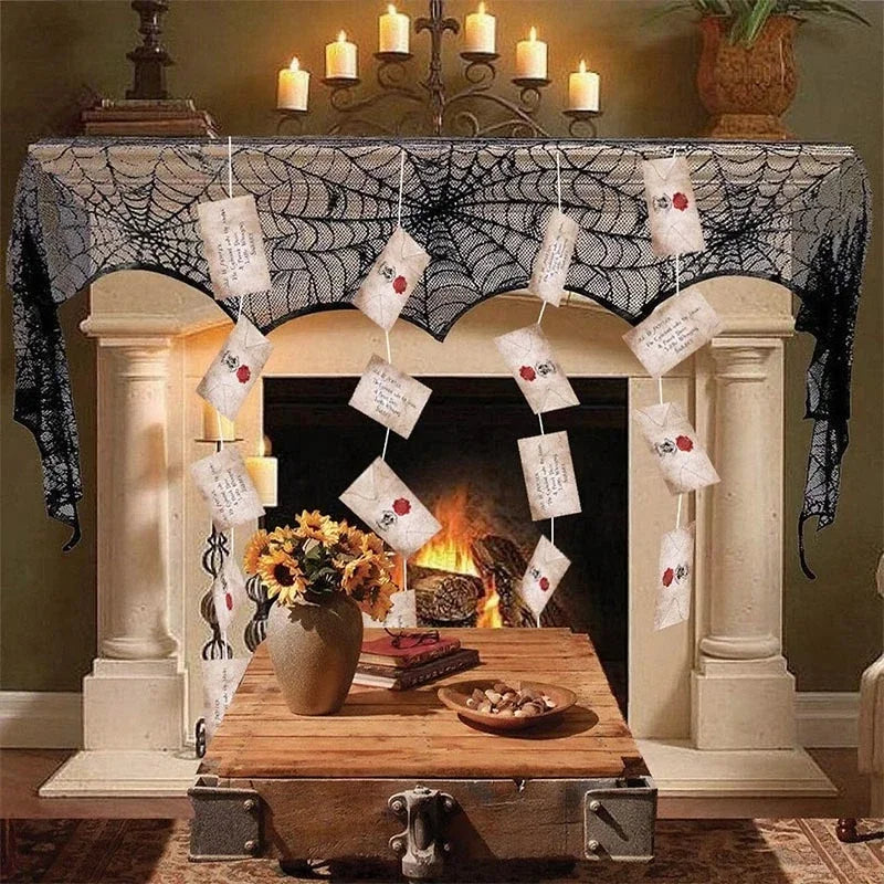 20pcs Floating Magic Wizard Acceptance Letter Banner Hanging Garland for Halloween Party Decoration Christmas Tree Ornaments