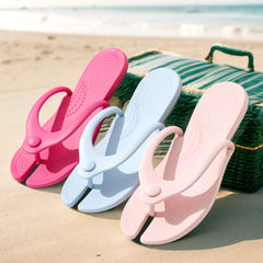 TZLDN EVA Women Flip Flops Foldable Detachable Beach Slippers Comfortable Soft Outdoor Flip Flops