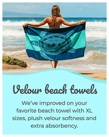 Beach Towels Tropical Animals Blue Unique Design Multiple Sizes Cotton Bath Towels Suitable for Kids and Adults