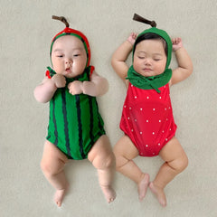 Newborn Clothes 2026 Summer New Baby Jumpsuit Ins Cute Fruit Shape  Swimwear Baby Boy's One Piece Clothes Swimsuit