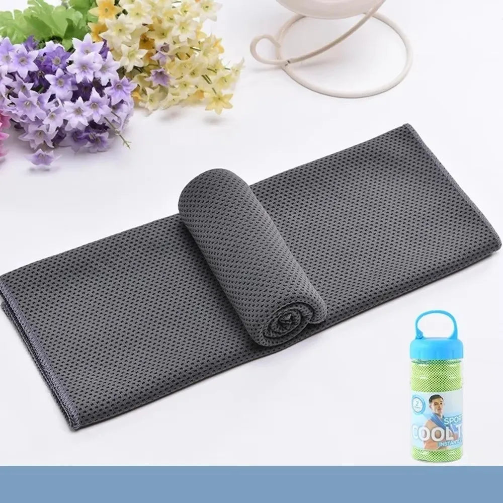 Breathable Cooling Towel Ultra Soft Lightweight Microfiber Towels Sunstroke Prevention Quick Drying Yoga Swimming Gym Towel