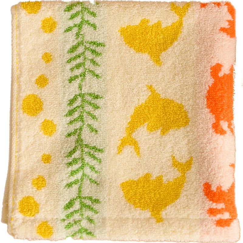 Cute Graffiti  Pears Patter Cotton Soft Face Towel for Kids Absorbent Bath Towel Comfortable Cotton Household Towel Beach Towels