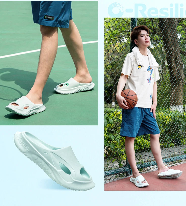 ONEMIX Summer Sports Sandals Slipper Casual Outdoor Non-slip Beach Wadding Adult Male Fashion Exercise Recovery Women Flip Flops
