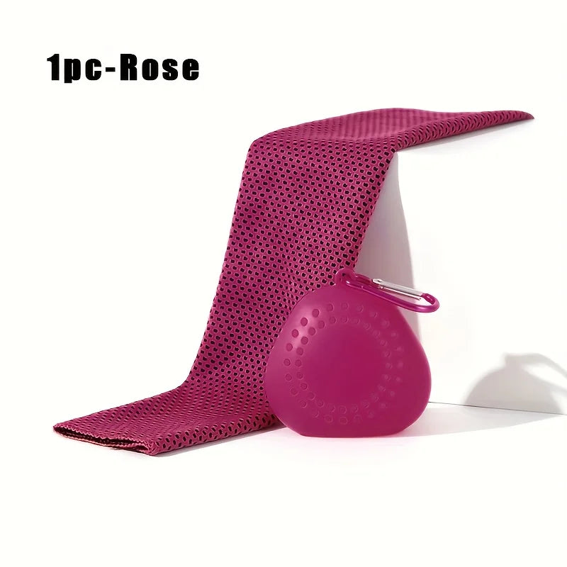 Ice Cooling Microfiber Towel Quick Dry Soft Lightweight Gym Yoga Camping Running Beach Sports Towel Super Absorbent for Outdoor