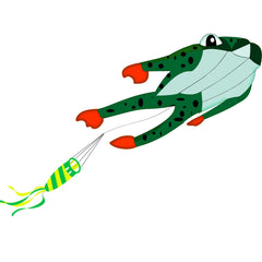 New High-Quality Huge 71Inch Single Line Frog Sports Beach Kite  Factory Outlet  Good Flying