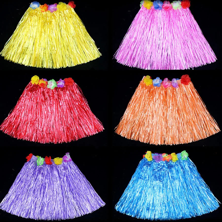 1pc/5pcs-Hawaiian Hula Skirt Hawaiian Grass Skirt Tropical Hawaiian Hula Skirt Hawaiian Hula Skirt Costume Summer Beach Vacation