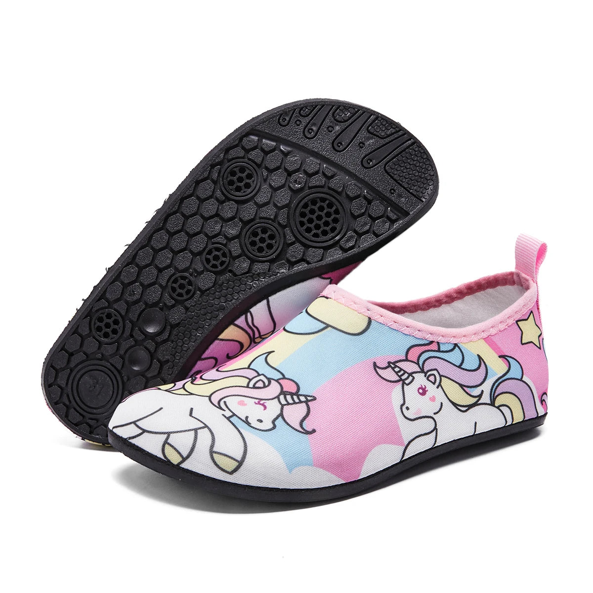 Children Water Beach Shoes Swimming Barefoot Girls Quick-Drying Aqua Shoes Boy Color Light Soft Slipper Snorkeling Swim Socks