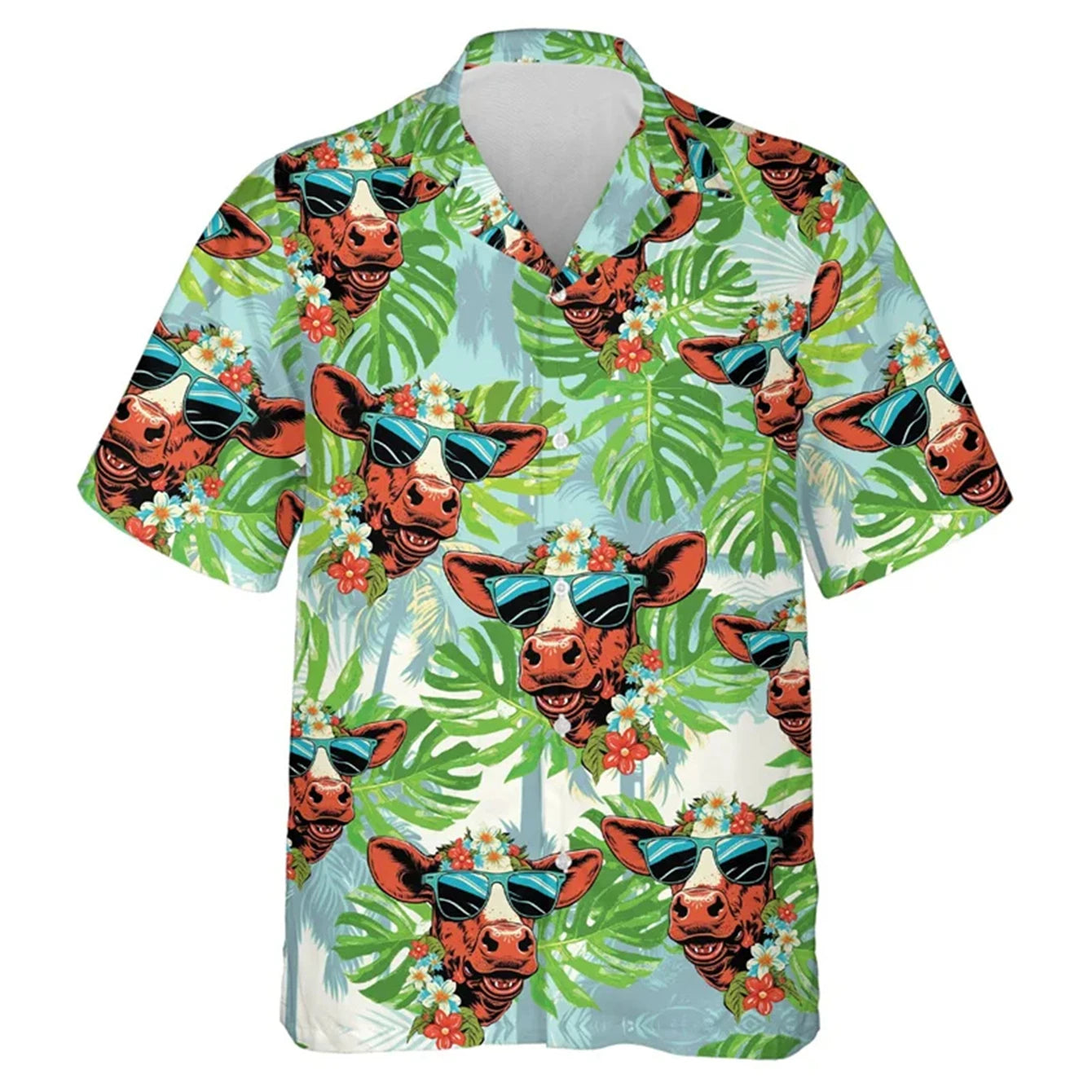Kids Clothes Animal Children Clothes Blouse for Girls Short Sleeve T-Shirts Hawaiian Boys Clothes Print Children's T-Shirt Boy