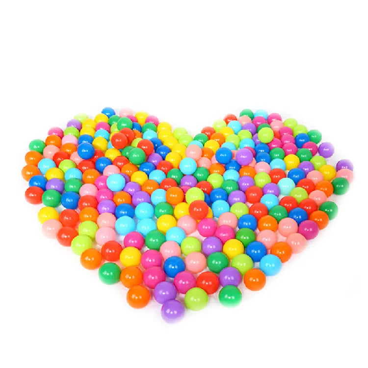 HOMEFISH 100PCS Outdoor Sport Ball Colorful Soft Water Swim Pool Ocean Wave Ball Baby Eco-Friendly Stress Air Ball Tent Toys