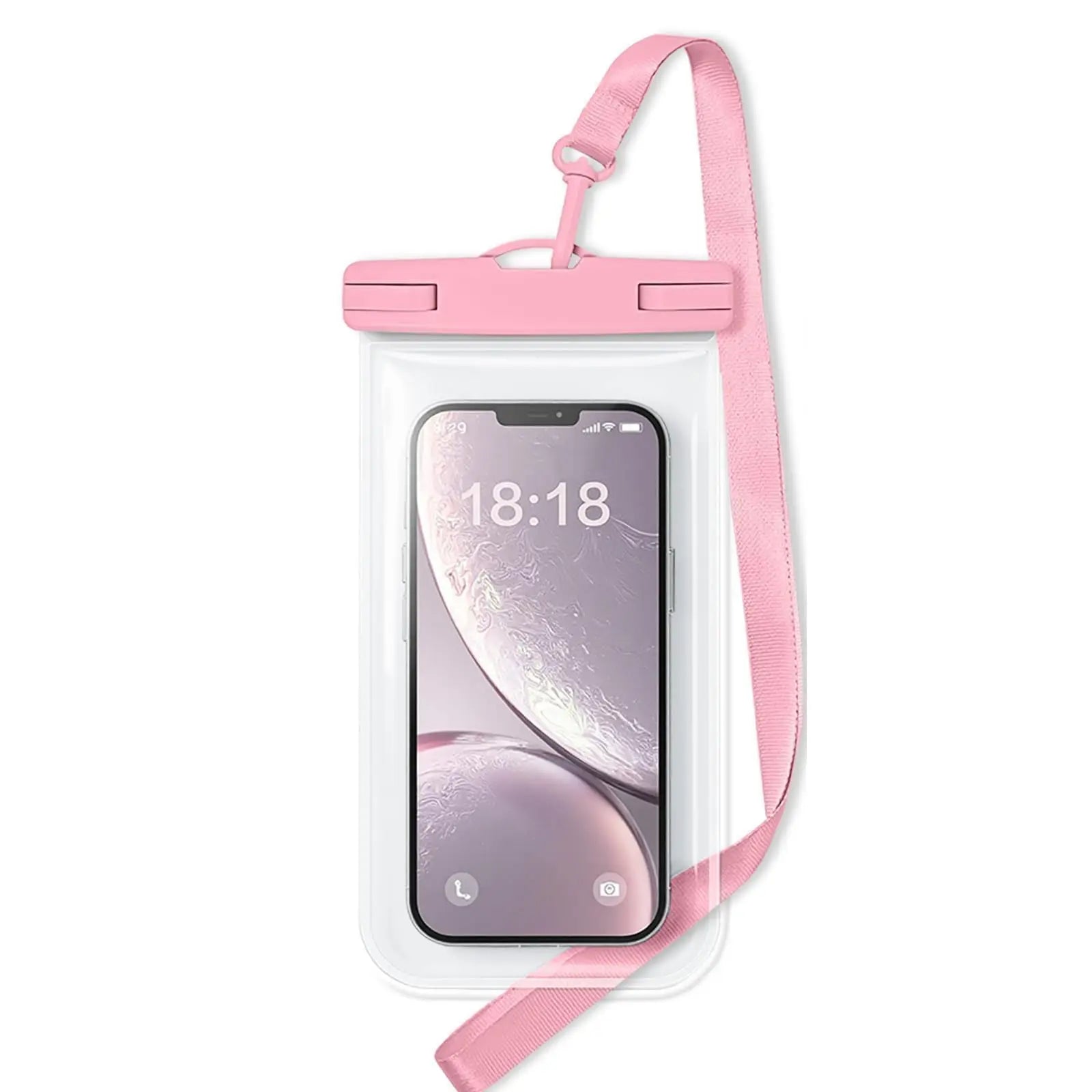Universal Waterproof Phone Case Touch Screen Dry Bag HD Underwater Pouch for Swimming Beach Up to 7.0 Inch