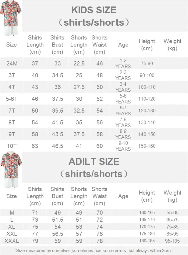 Family Holiday Clothes Dad and Son Boy Beach Shirts Two Piece Sets Vacation 2023 Mom and Baby Girl Floral Smock Dress Sleeveless