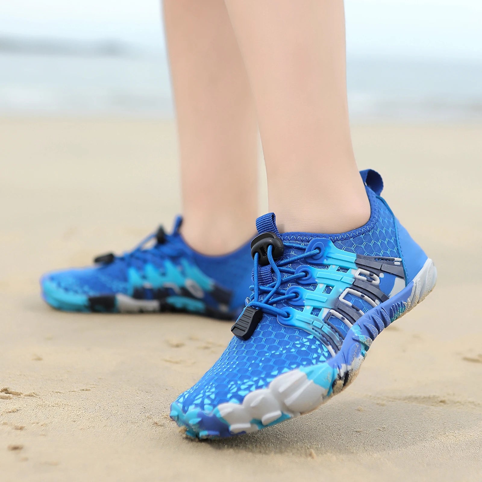Children Outdoor Water Shoes Barefoot Aqua Five Fingers Sock Swimming Breathable Hiking Wading Beach Outdoor Upstream Sneakers