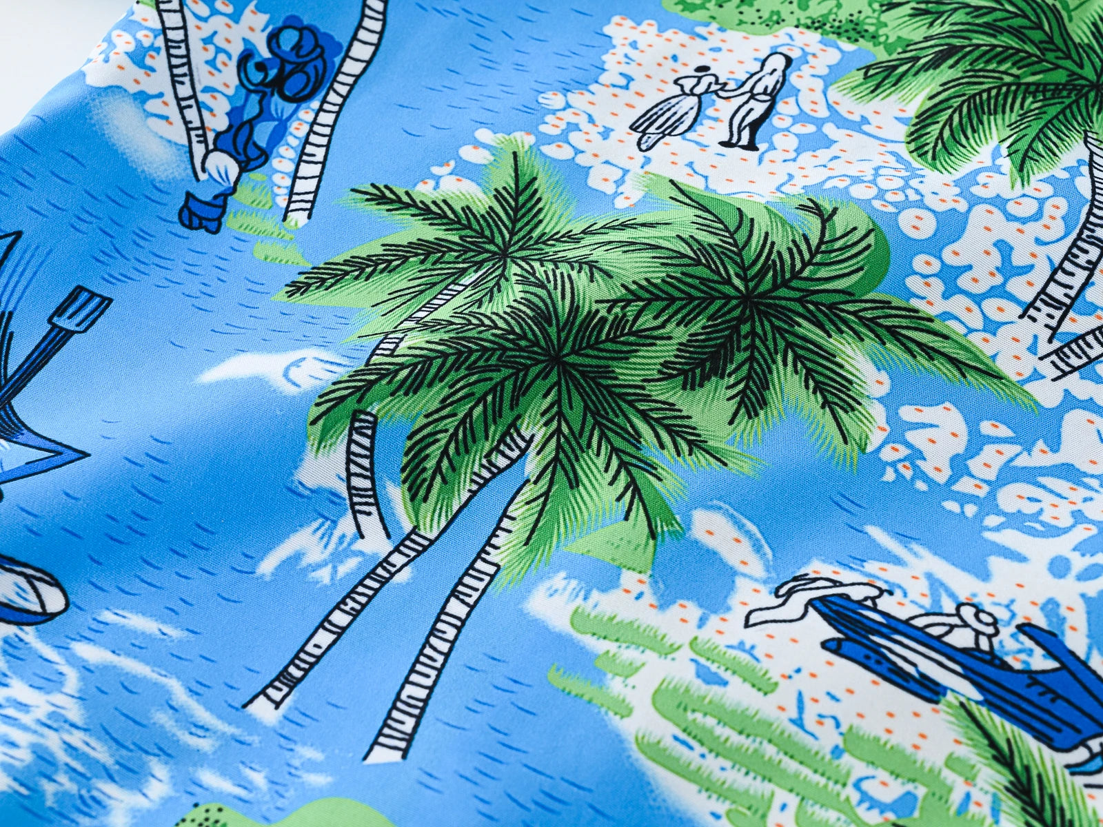 Cool Cozy Summer Coconut Palm Beach Shirts for Boys and Girls
