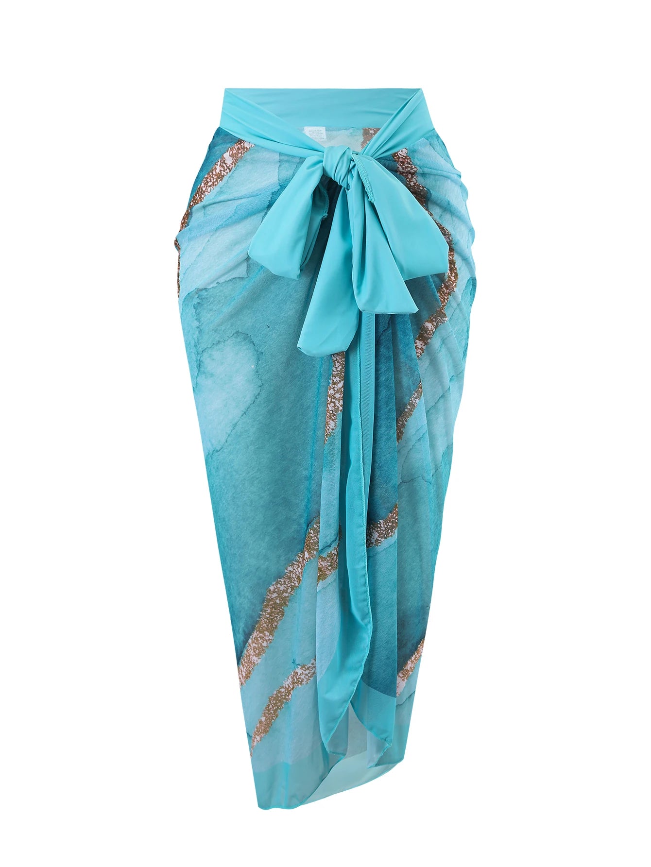 Summer New Custom-Made Digital Printed One-Piece Bikini Swimsuit for Women Conservative Sun Protection One-Piece Gauze Skirt 2-Piece