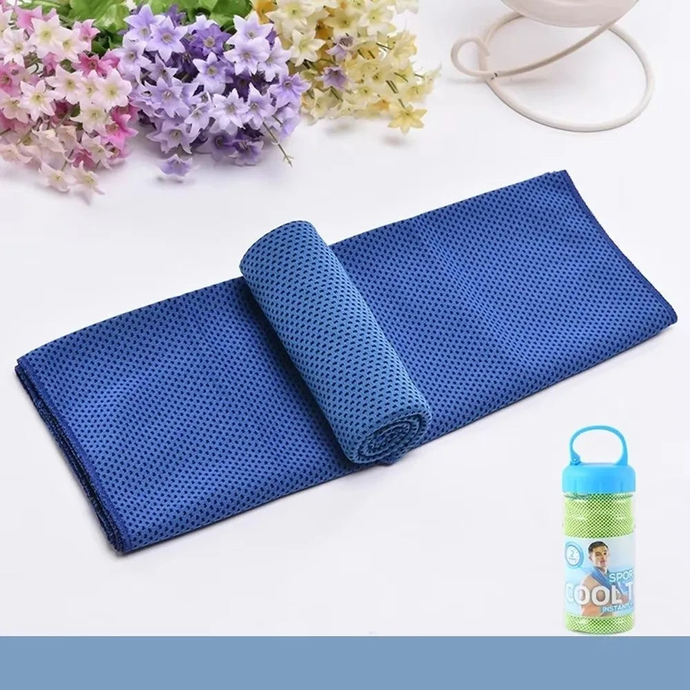 Breathable Cooling Towel Ultra Soft Lightweight Microfiber Towels Sunstroke Prevention Quick Drying Yoga Swimming Gym Towel