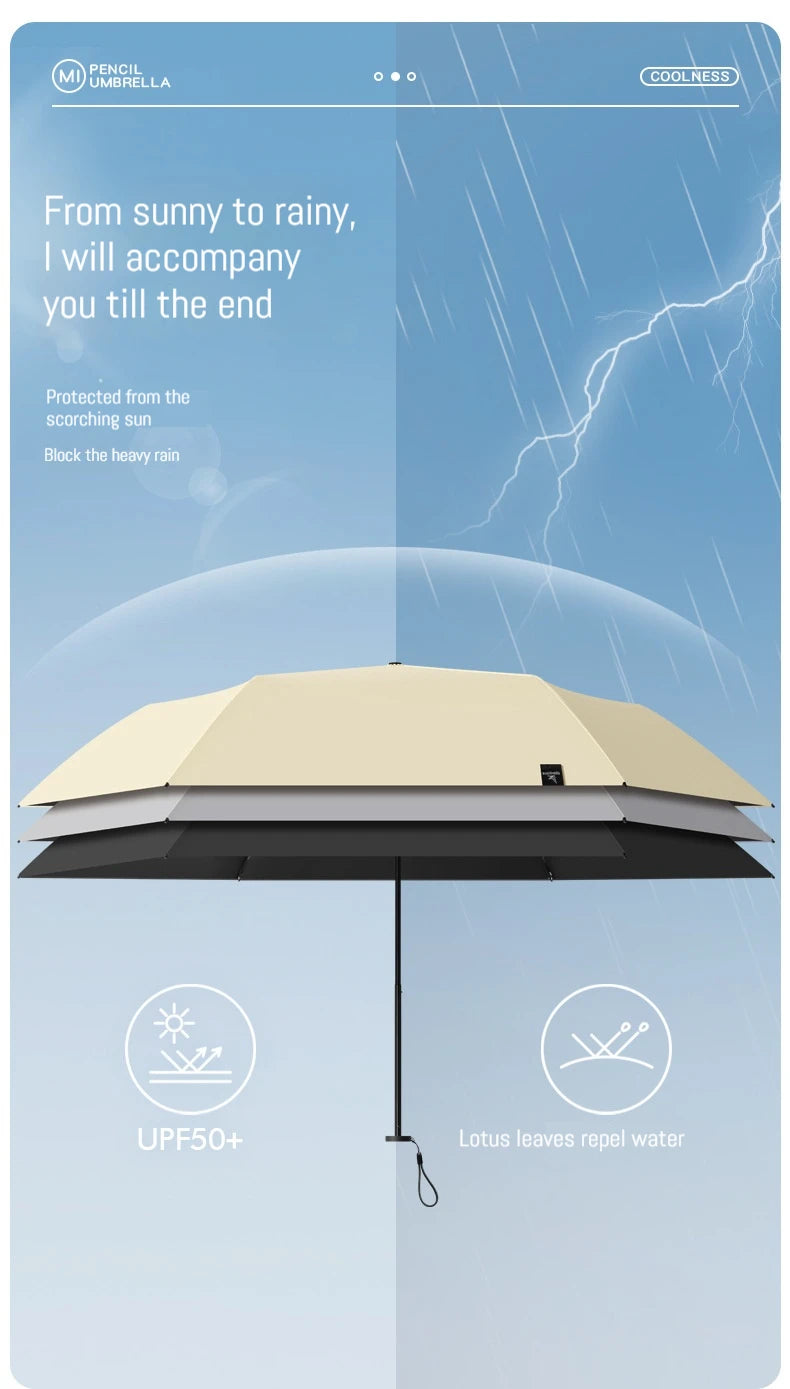 145g Japanese Style Portable Brazing Sun Protection, UV Protection, Weather Resistance, Manual Umbrella