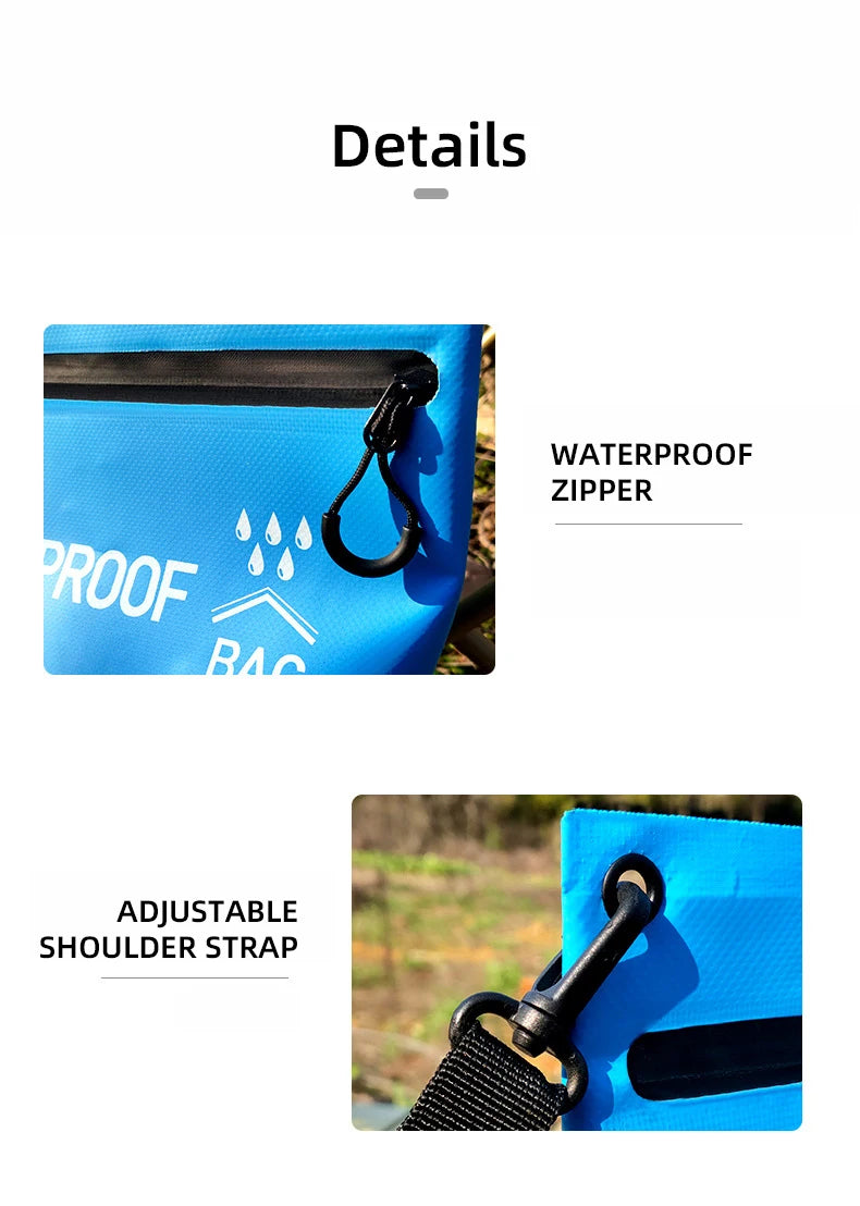 5L Waterproof Dry Bag Travel Handbag Pack Wash Sack Swimming Rafting Kayaking River Trekking Floating Boating Water Bags