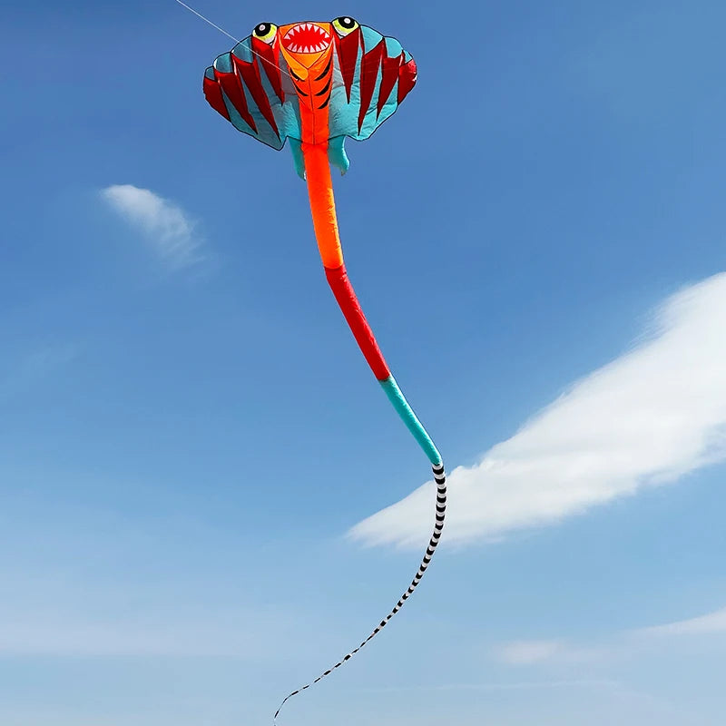 12.5M 3D Soft Ray Kite 9 Air Inlet Inflatable Large Animal Beach Professional Kites Easy To Fly Anti Tear Packaging Bag Cometas