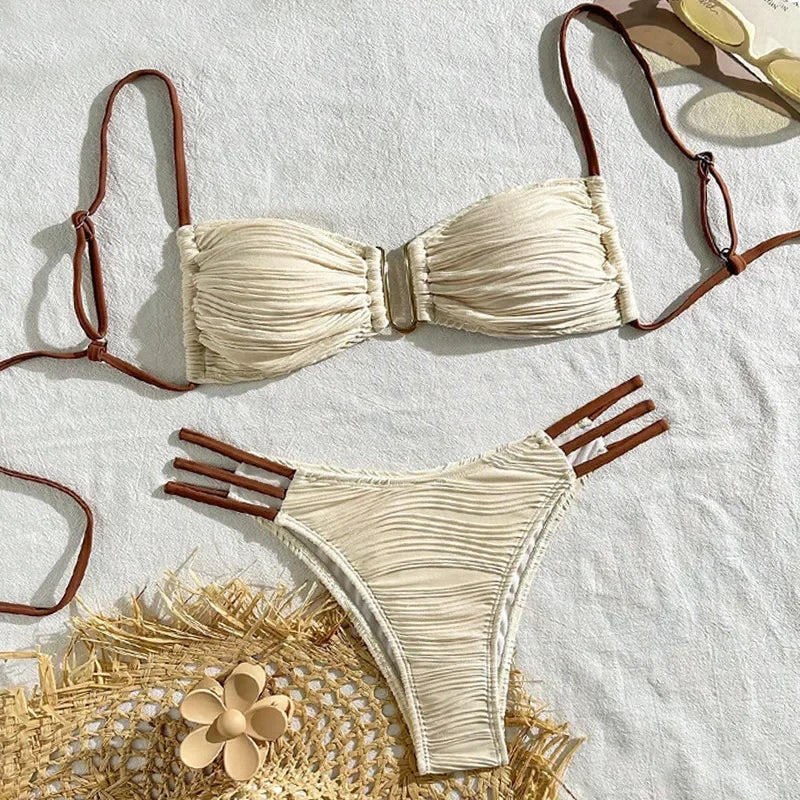 Sexy Swimsuits Women's Swimwear Bikinis Push Up Female Beach Swim Wear Bathing Suits Brazilian Bikini Set купальник ж