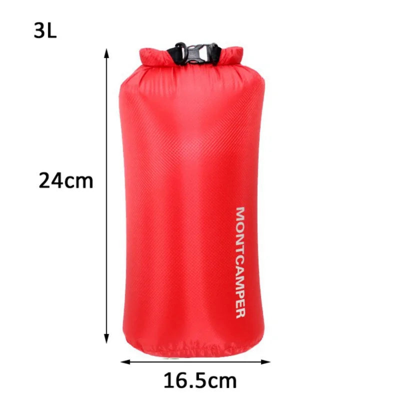 3/5/10/20/35L Dry Bag Sack Nylon Ultralight Drifting Swimming Clothes Storage Bag Pack Waterproof Rafting Kayaking Sport Bag