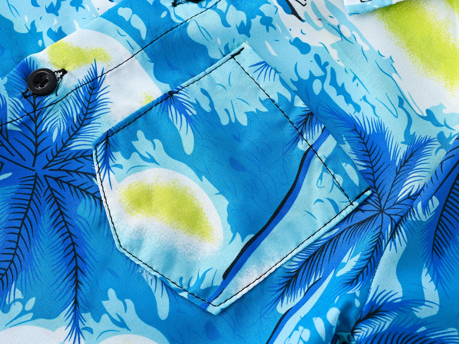 Cool Cozy Summer Coconut Palm Beach Shirts for Boys and Girls