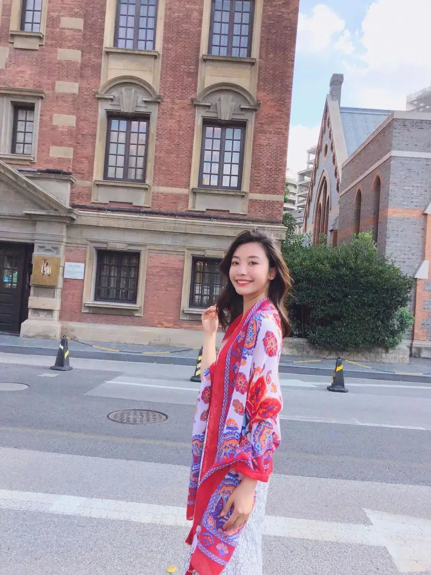 Fashions 90x180cm Twill Cotton Pareo Beach Cover-Ups Women Large Beach Dress Bikini Bathing Swimwear Cover Up Sarong Wrap Scarf