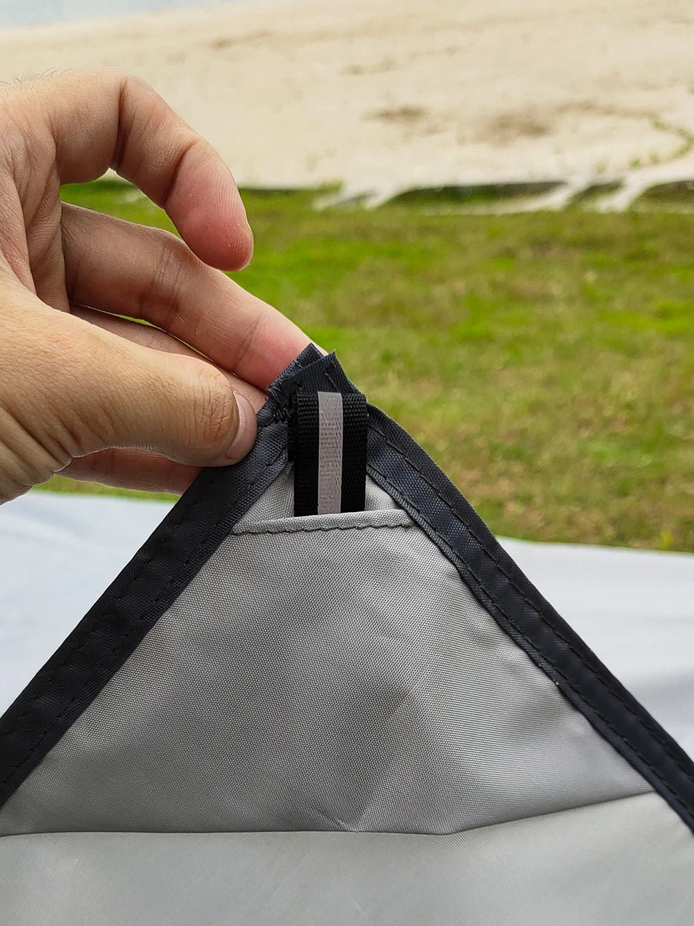 Tent Footprint Ultralight Pocket Picnic Mat with Windproof Stakes Outdoor Camping Portable Folding Waterproof Tent Ground Sheet