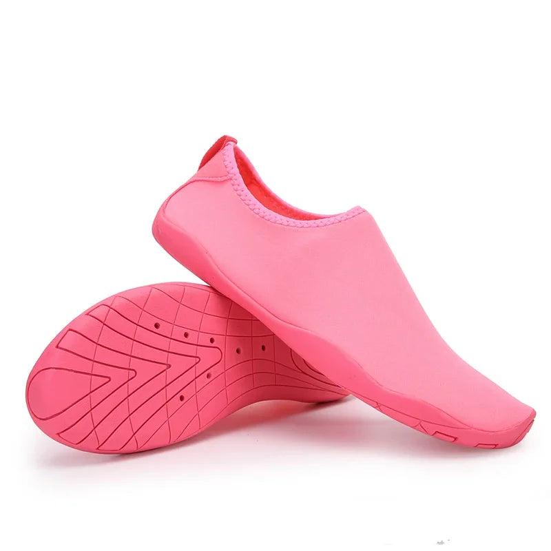 Solid Color Unisex Sneakers Swimming Shoe Quick-Drying Aqua Shoes and Children Water Shoes Zapatos De Mujer Beach Barefoot Shoes
