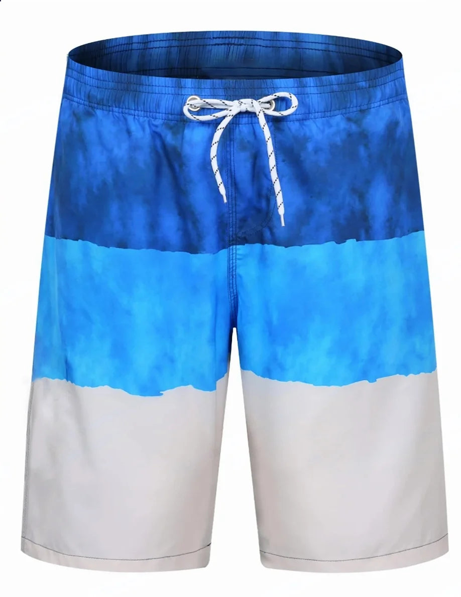 3D Print Sport Quick-dry Breathable Men Summer Hawaiian Vacation Outdoor Street Casual Fashion Beach Short Pants Swimming Trunk