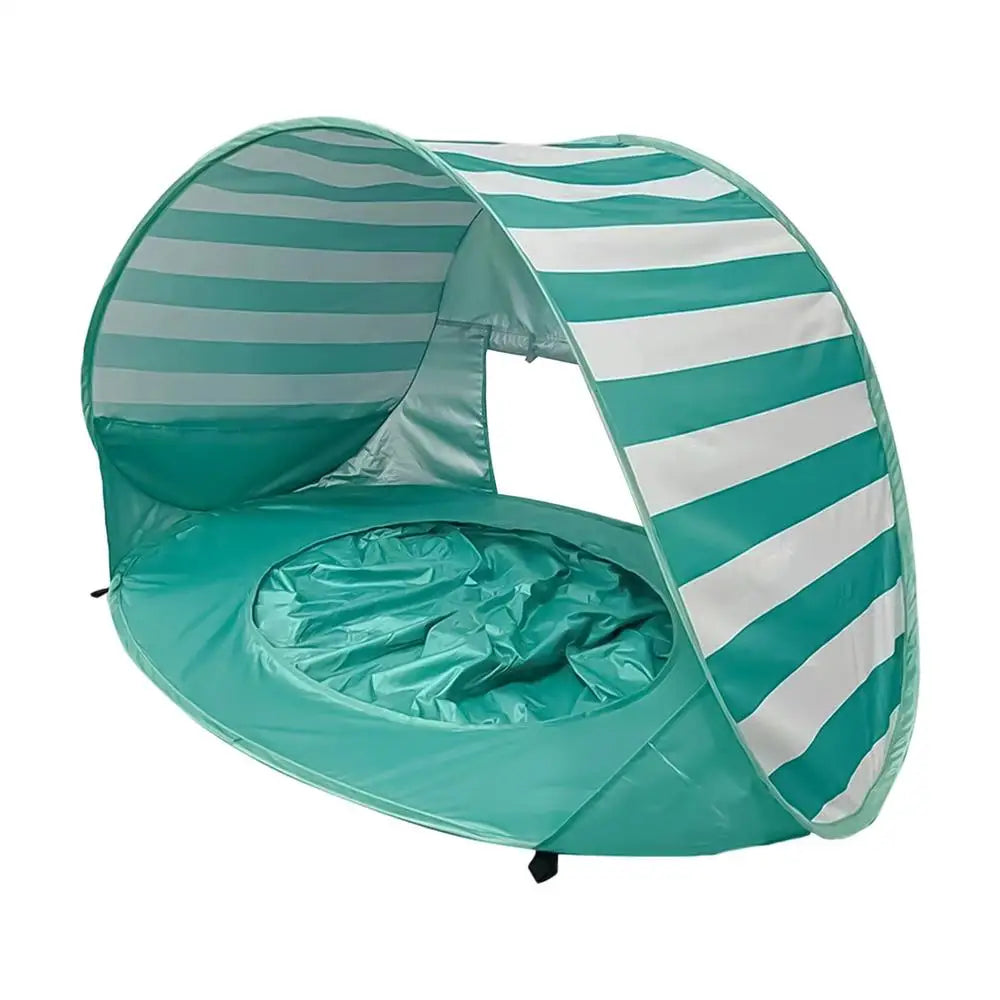 Beach Tent For Kids UV Protection Foldable With Mini Pool Outdoor Shade Tent For Vacation Traveling Camping Picnic Outdoor