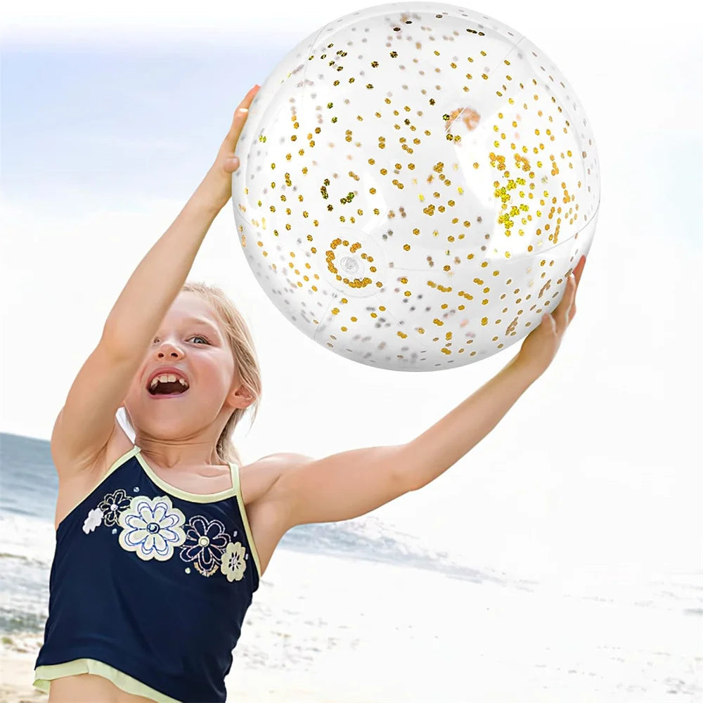 40CM Inflatable Beach Ball - Jumbo Colorful Pool Toys for Swimming Water Play & Summer Parties - Outdoor Beach Games Party Favor