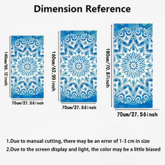 1pc Boho Mandala & Tropical Floral Print Extra Large Quick Dry Beach Towels Perfect choice for beach vacation party gifts