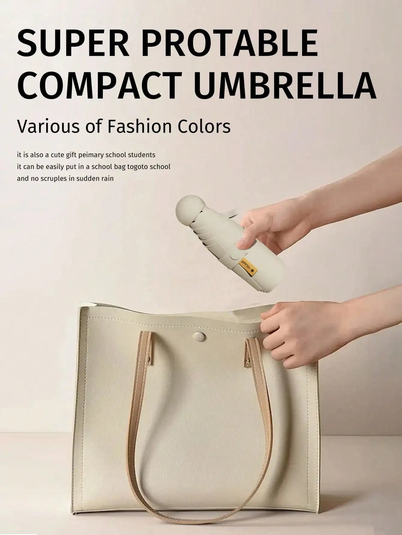Capsule Sunshade Umbrella, Women's UV Protection Folding Parasol, 2-In-1 Mini Ultralight Portable,Outdoor,Garden,Travel Essentials,Portable Essentials