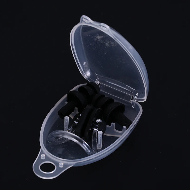 1 Set Nose Clip Ear Plugs Waterproof Soft Silicone Swimming Sport Earplug Nose Clip Tool Diving Water Sport Swimming Accessories