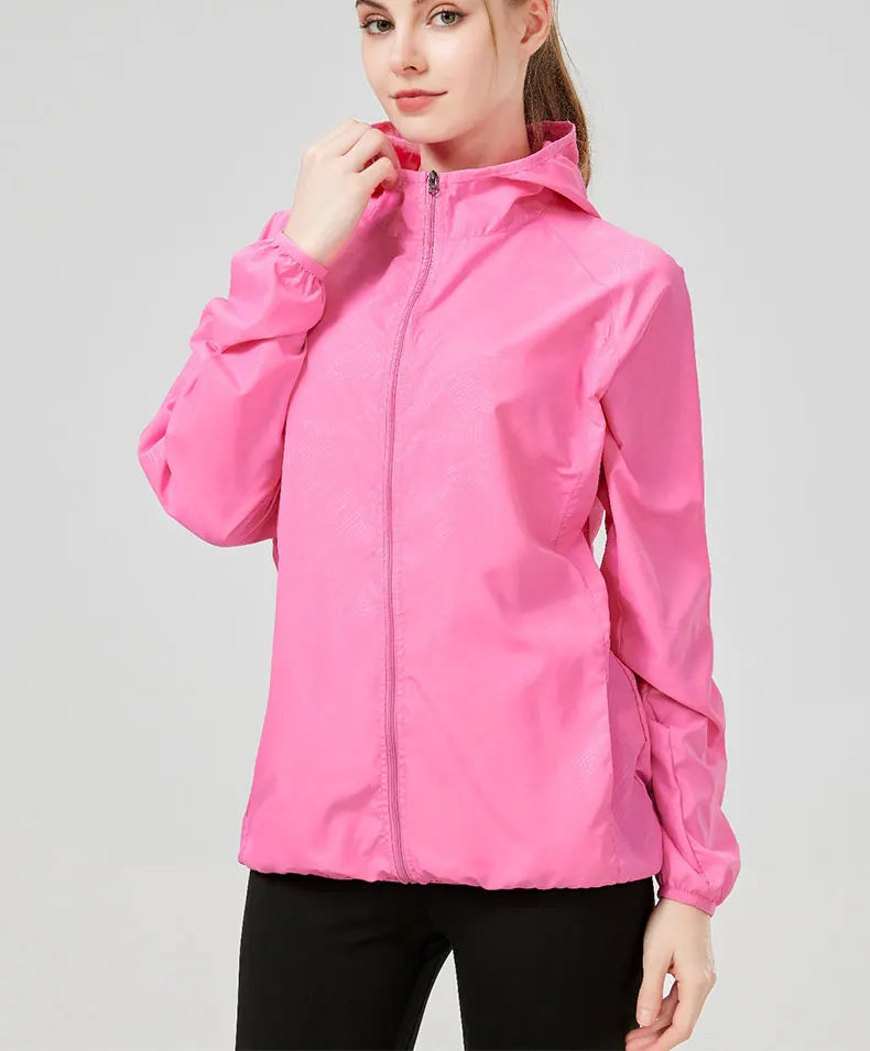 Men Women Hiking Jacket Waterproof Quick Dry Camping Hunting Clothes Sun-Protective Outdoor Sports Coats Anti UV Windbreaker