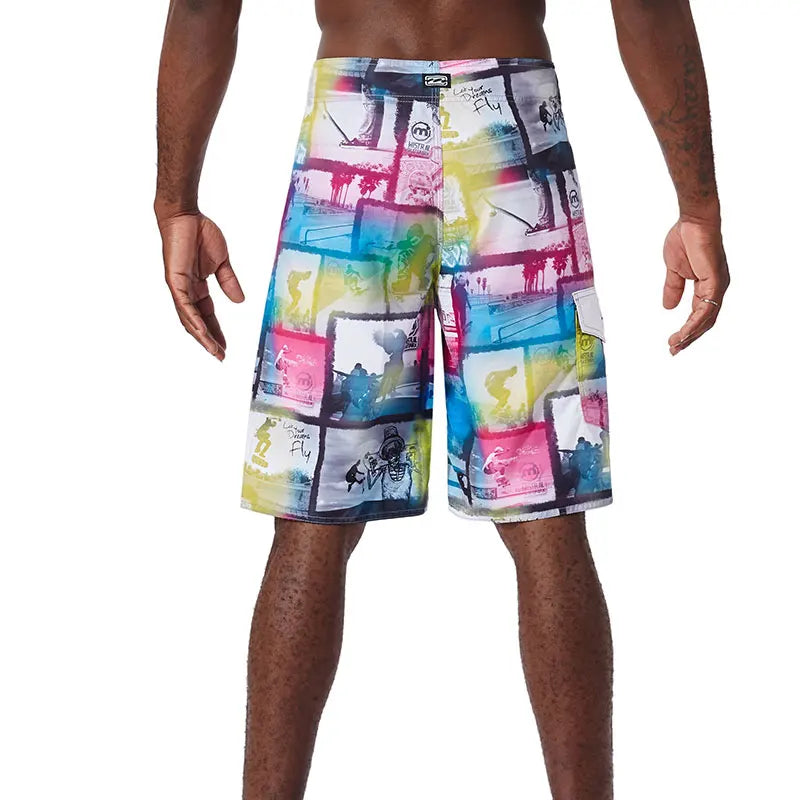 Summer Quick Drying Men Surf Beach Shorts Fitness Muscle High Quality Water Sports Men Beach Shorts  swimshorts  bermuda homme
