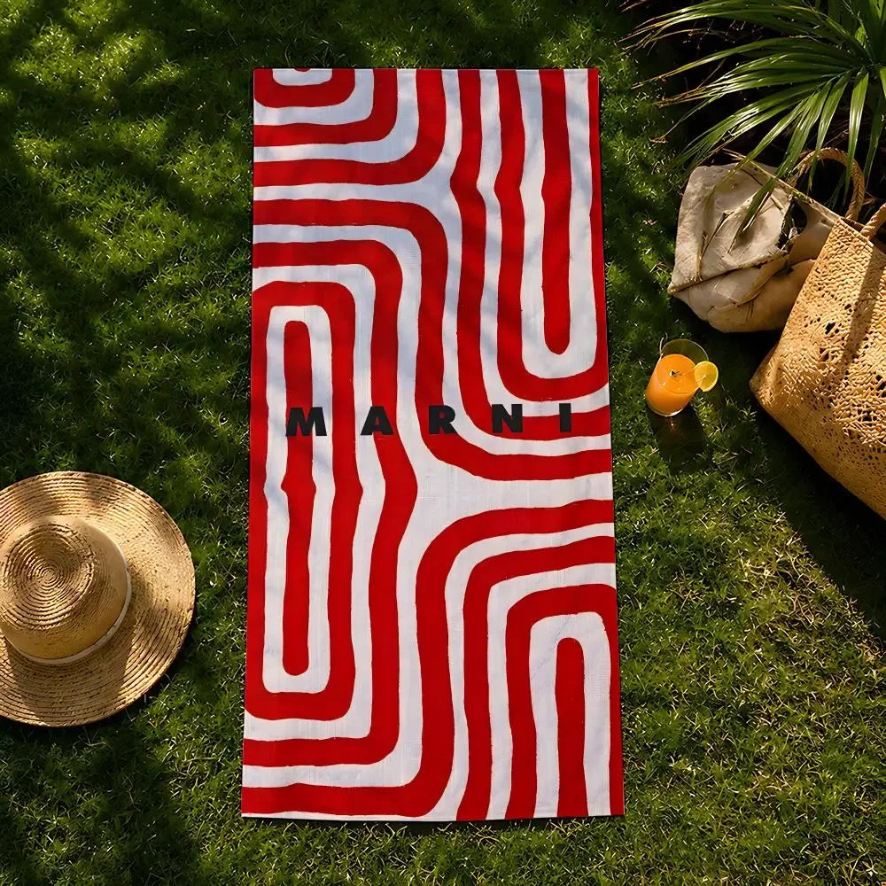 Brand M-MARNI Towel beach towel, quick drying absorbent bath towel for Swim,Gym,Camping,Outdoor hot