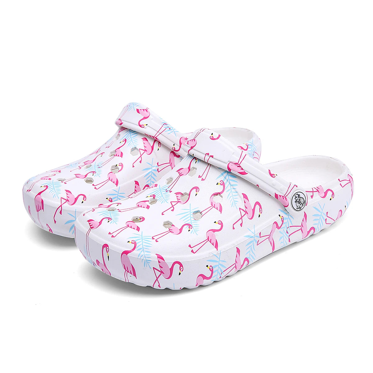 Garden Clogs Comfortable Women's Tie-dye Pattern Clogs, Slip On Lightweight Two-way Wear Clogs, Non-slip Summer Beach Slides 666