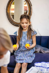 Ali Plus 2026 SS Smocking Floral Collection Brother Sister Matching Clothes Girls Cotton Dress Boys Cotton Knit Clothing