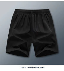 Shorts for men's popular casual pants, men's ice silk pants, sports casual pants, high-quality trendy pants, quick drying pants,
