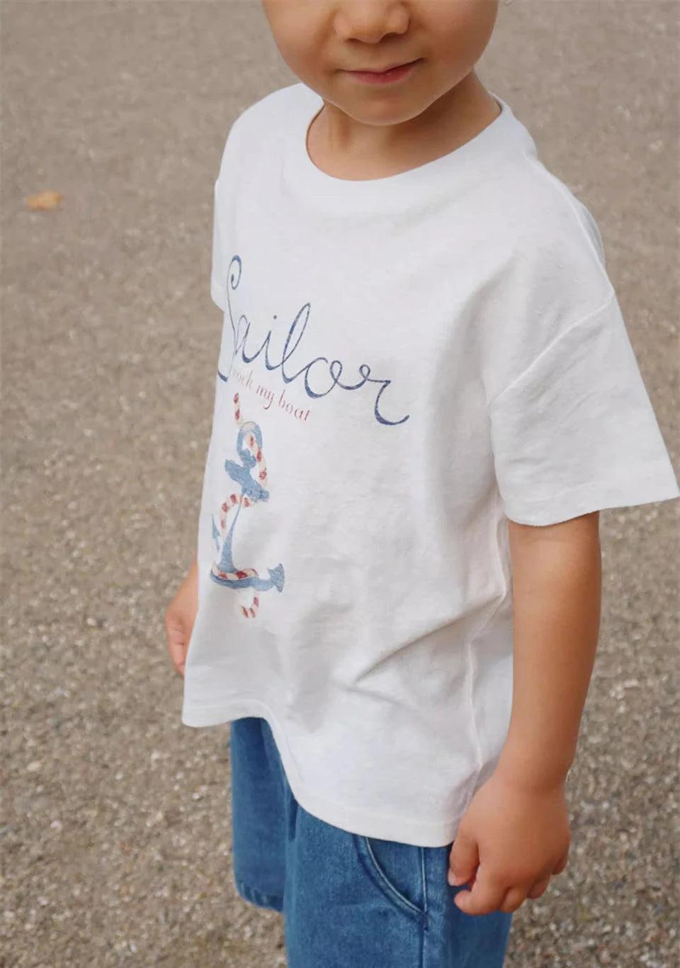 Boys Denim Overalls 2025 KS Girls Cute T-shirt Skirt Boy Simple Cool Tee Tops Shorts Baby Kids Beach Shorts Children Clothes Set
