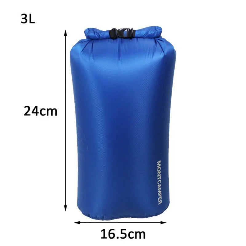 3/5/10/20/35L Dry Bag Sack Nylon Ultralight Drifting Swimming Clothes Storage Bag Pack Waterproof Rafting Kayaking Sport Bag
