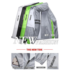 Ultrathin Waterproof Sunscreen Clothes Summer Quick-Dry Bicycle Jacket Men Running Camping Breathable Coat Thin Jacket