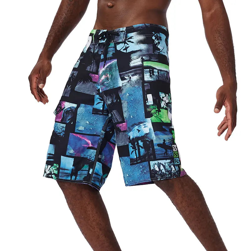 Summer Quick Drying Men Surf Beach Shorts Fitness Muscle High Quality Water Sports Men Beach Shorts  swimshorts  bermuda homme