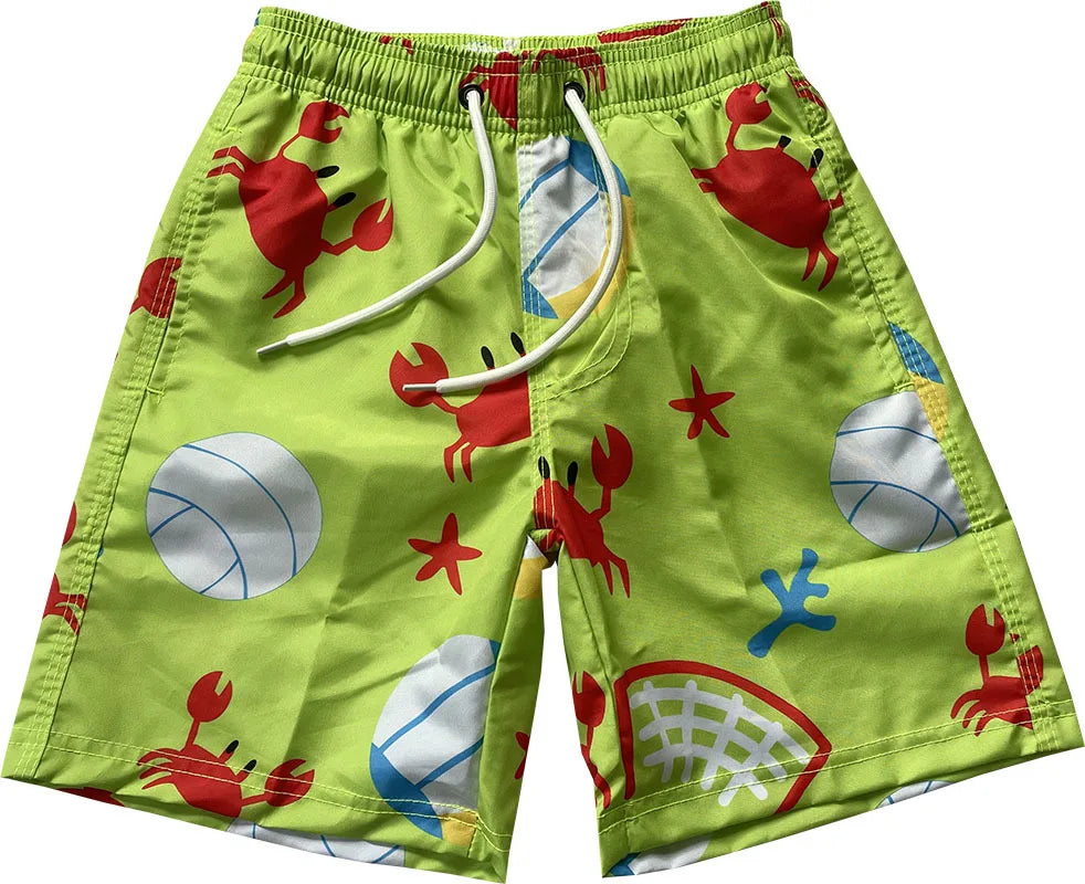 3-15 Years Kids Swimming Trunks Summer Boys Shorts Beach Fast Dry Baby Boys Shorts Children Bathing Suits Surf Board Swimwears