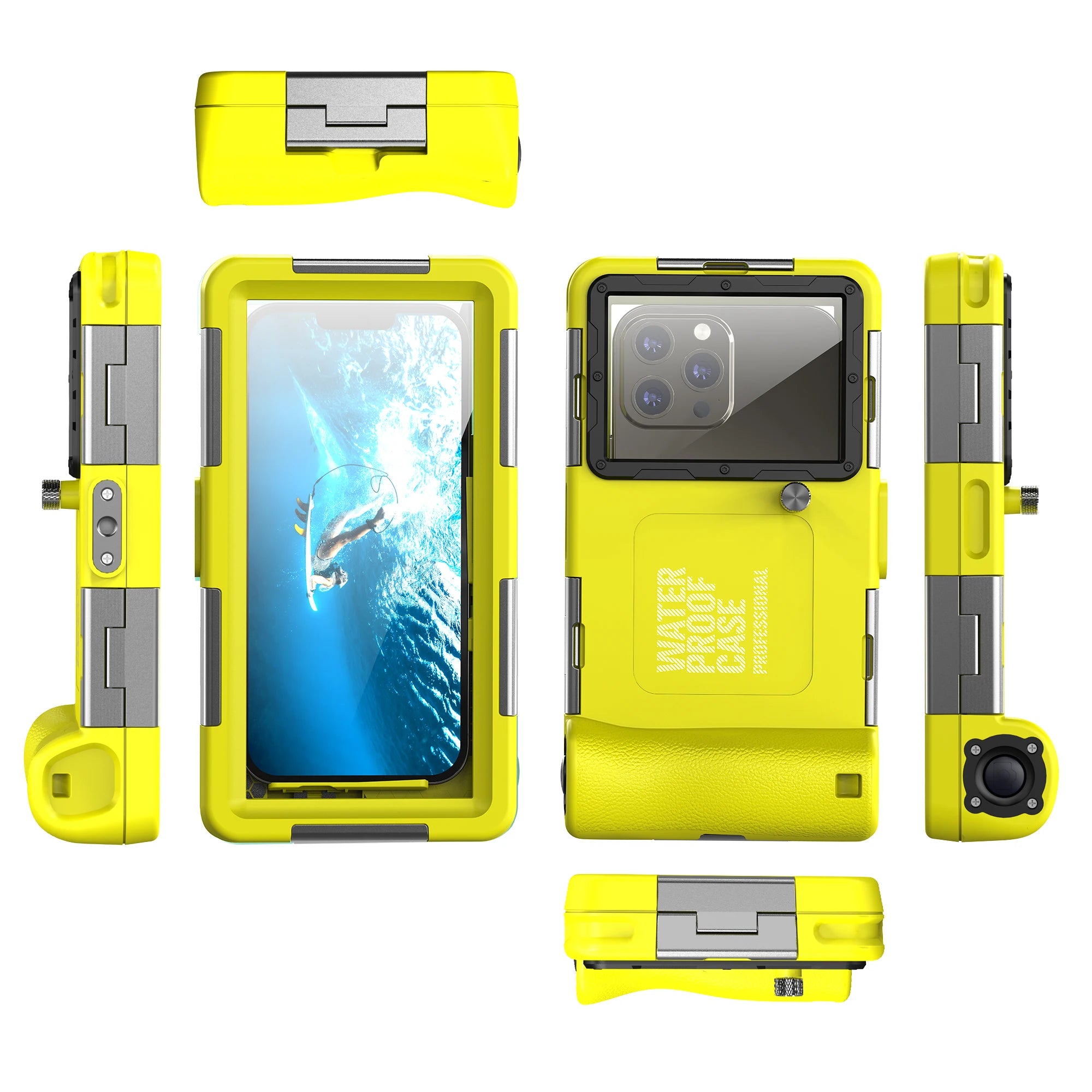 New Multifunctional Durable Waterproof 15m /50Ft Universal 6.9inch Waterproof Phone Case Underwater Photography Ip68 Professional Diving Suitable for Iphone/Samsung/Xiaomi/Huawei/Google
